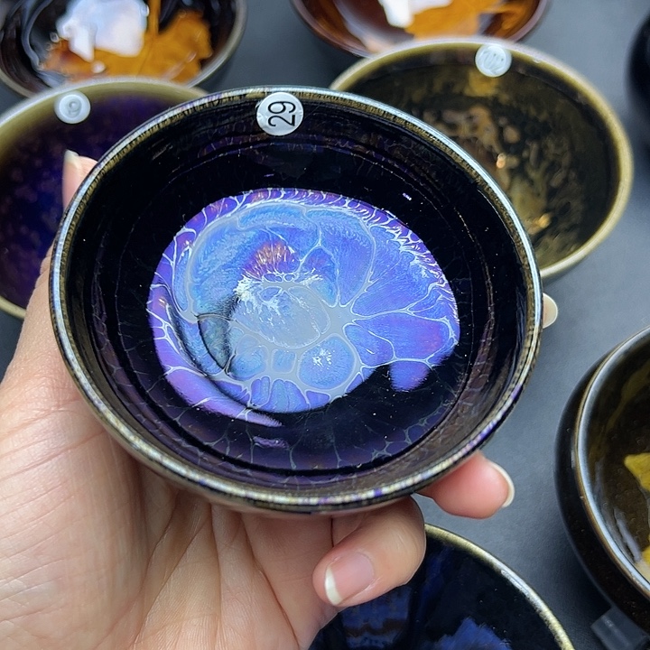 容***与茶盏建窑建盏主人杯