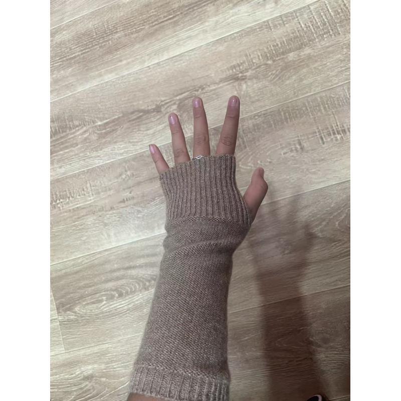 小山羊 纯羊绒一线加长护腕手套