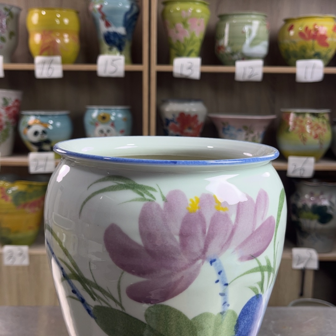 1zp景德镇陶瓷花盆