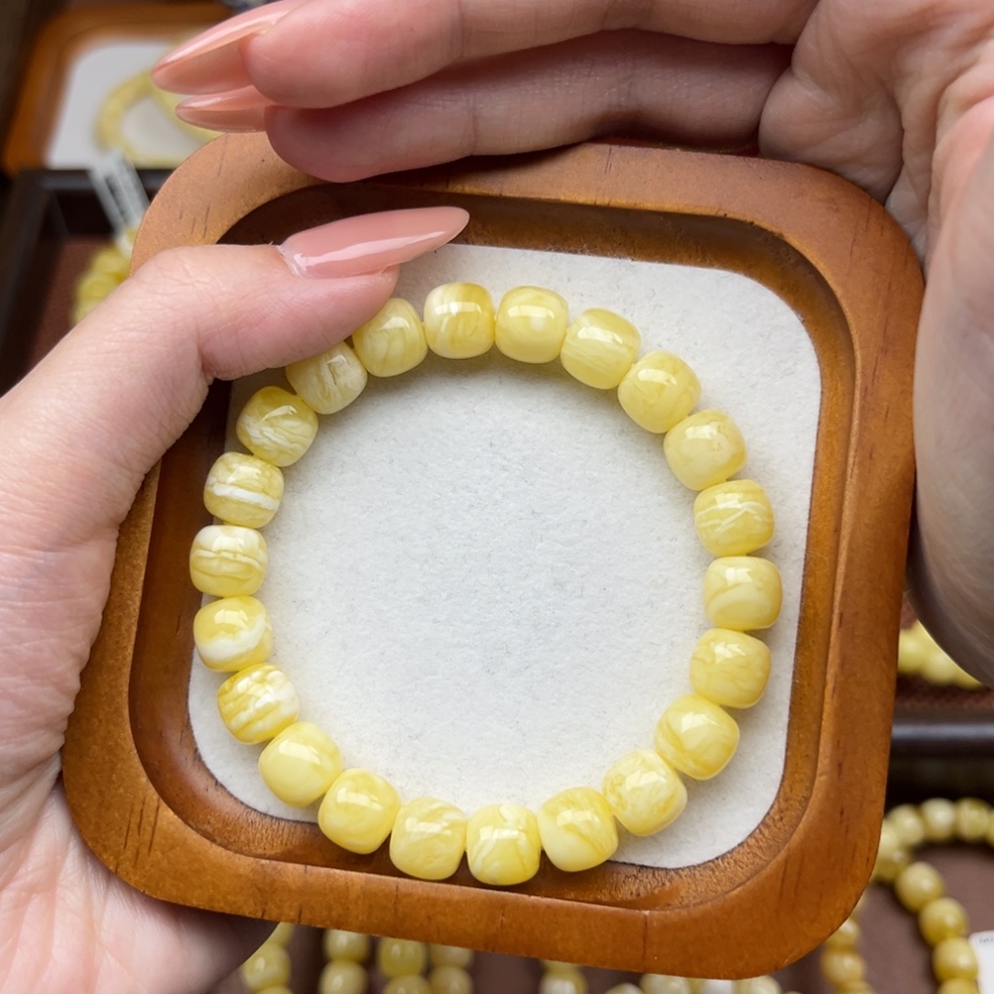 蜜蜡未镶嵌珠宝奇石9.5mm