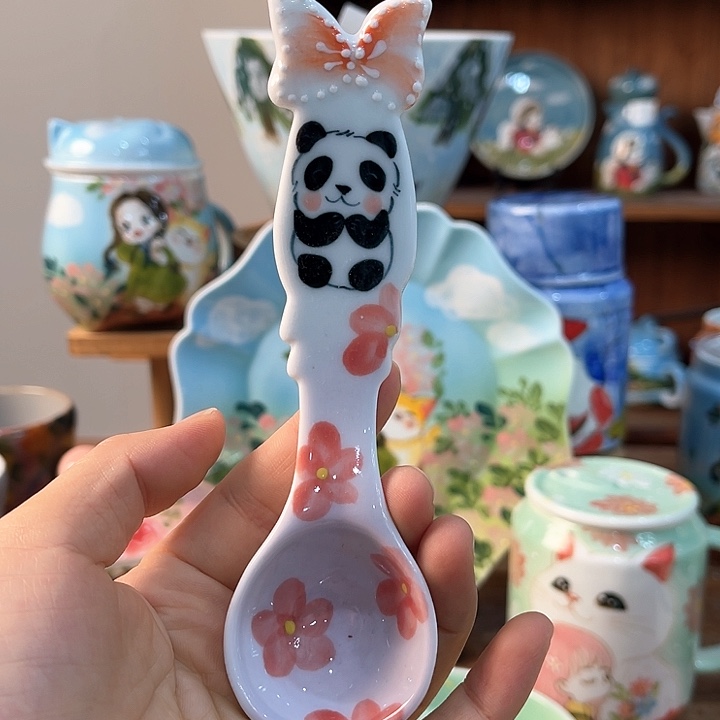 陶景德镇釉下手绘陶瓷 