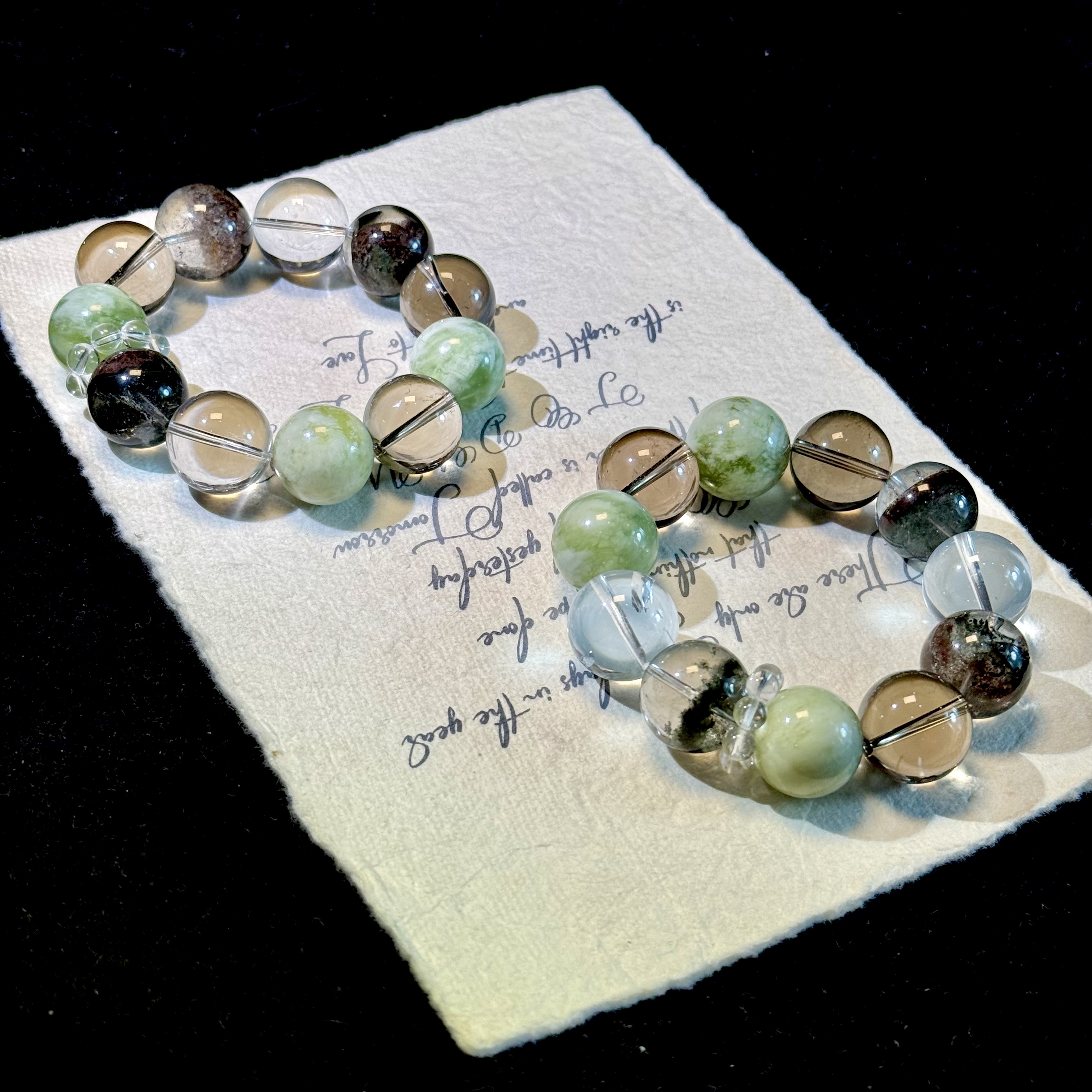 Y596（青山湖泊）设计款手串17-18mm多样性发其一