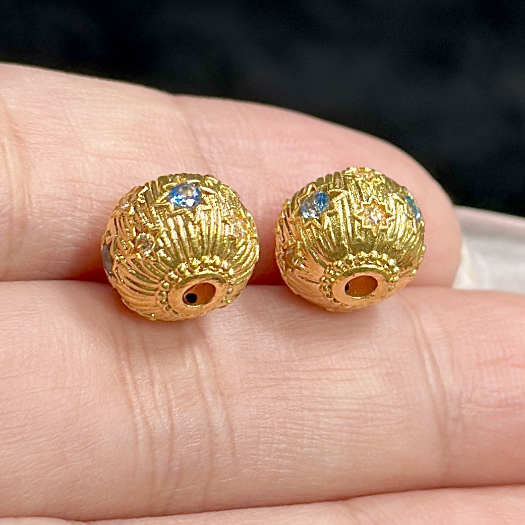 【CH】18k金路路通隔珠配件（多样性发其一）