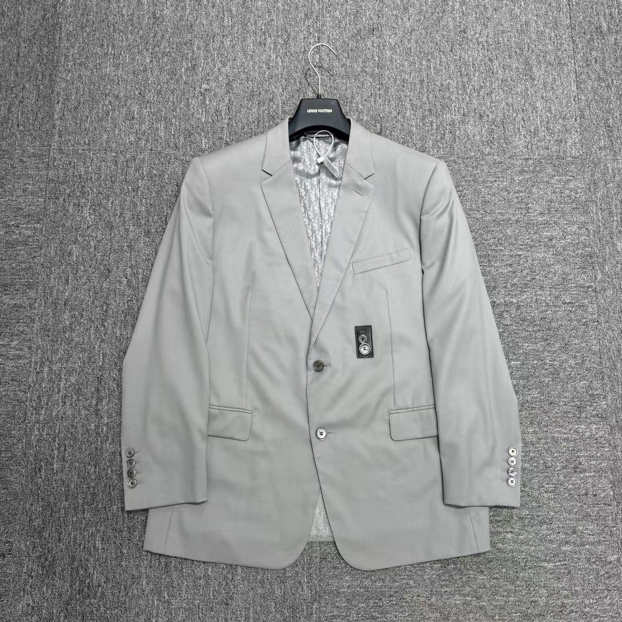 99新 DIOR/迪奥  灰色内里满印西装/50c码/编码09024 