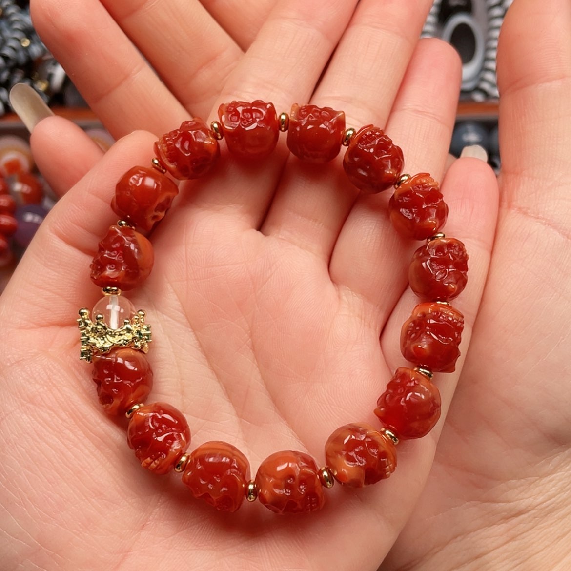 【闪购商品】合金玛瑙/玉髓珠宝半成品