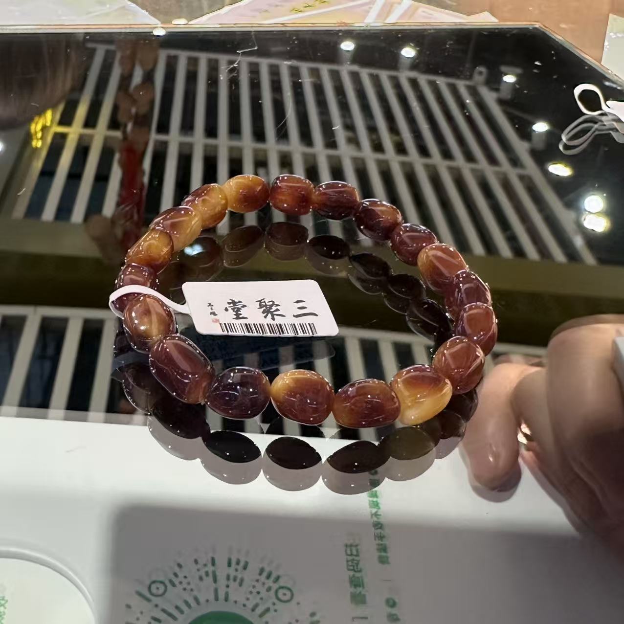 蜜蜡老蜡手串时尚