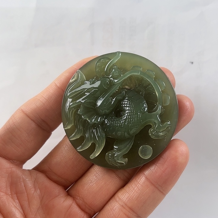 吊坠(不含链)未镶嵌和田玉怡