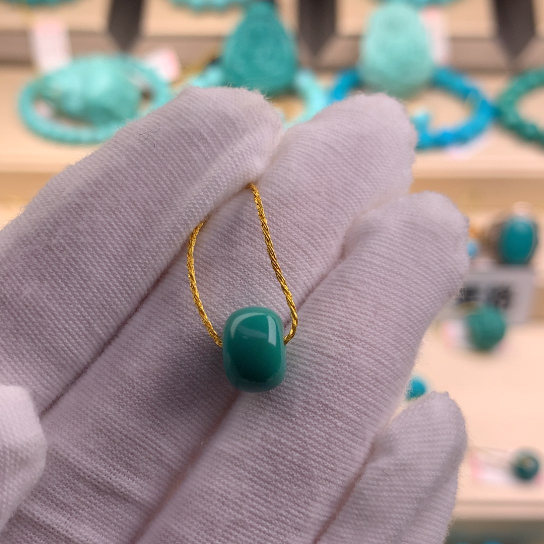 未镶嵌绿松石珠宝奇石楚*