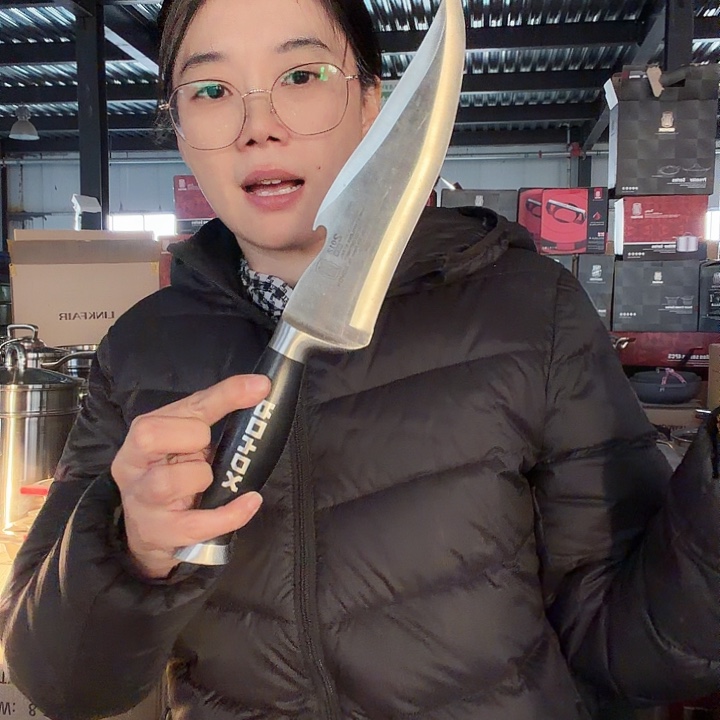 18-10不锈钢威灵顿猎人刀