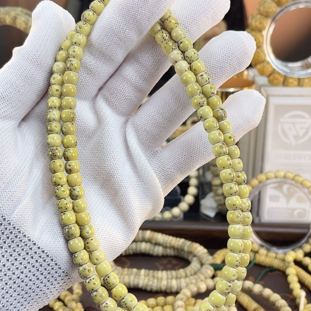 吊坠星月菩提半壁花鼓108