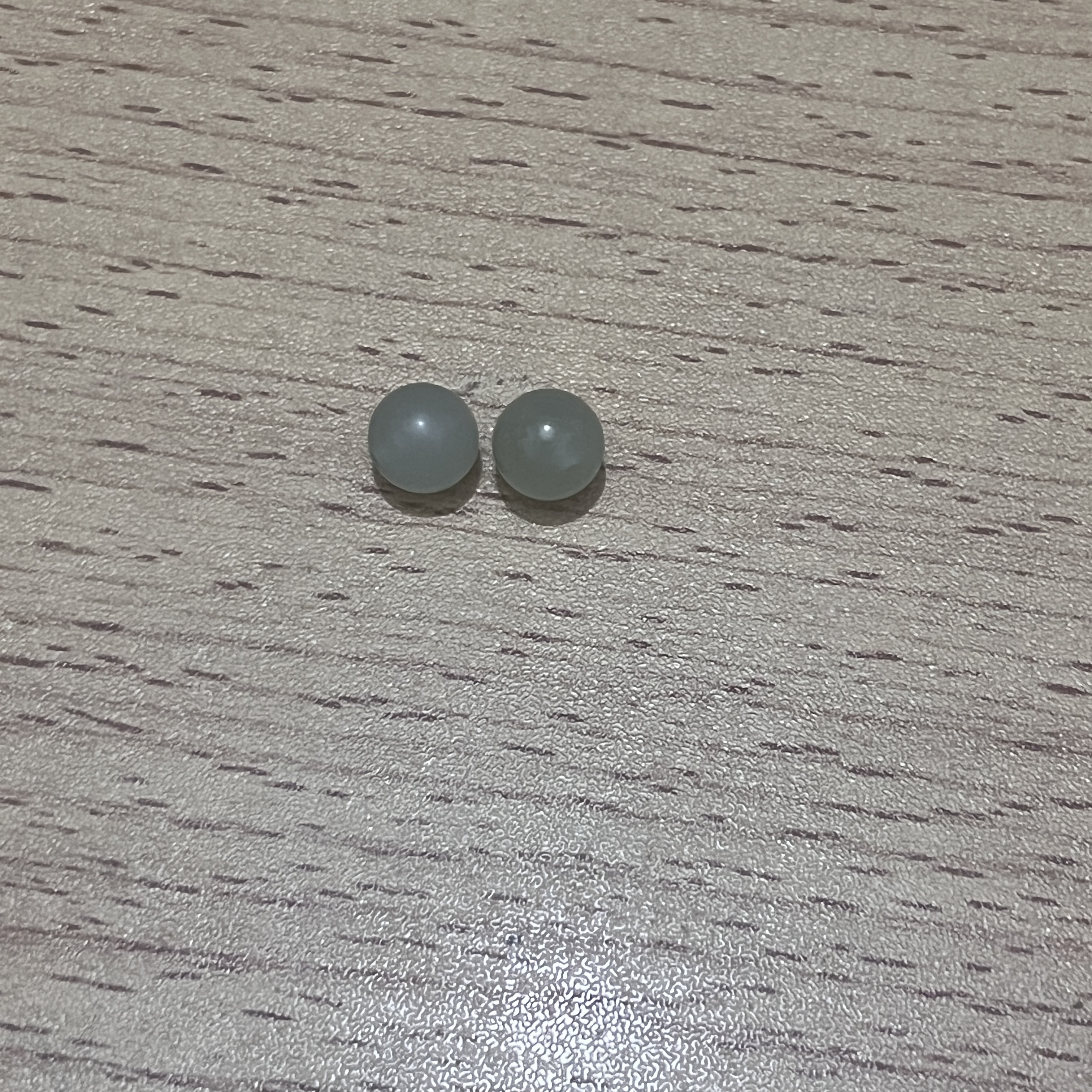 和田玉单珠一对zp勿拍