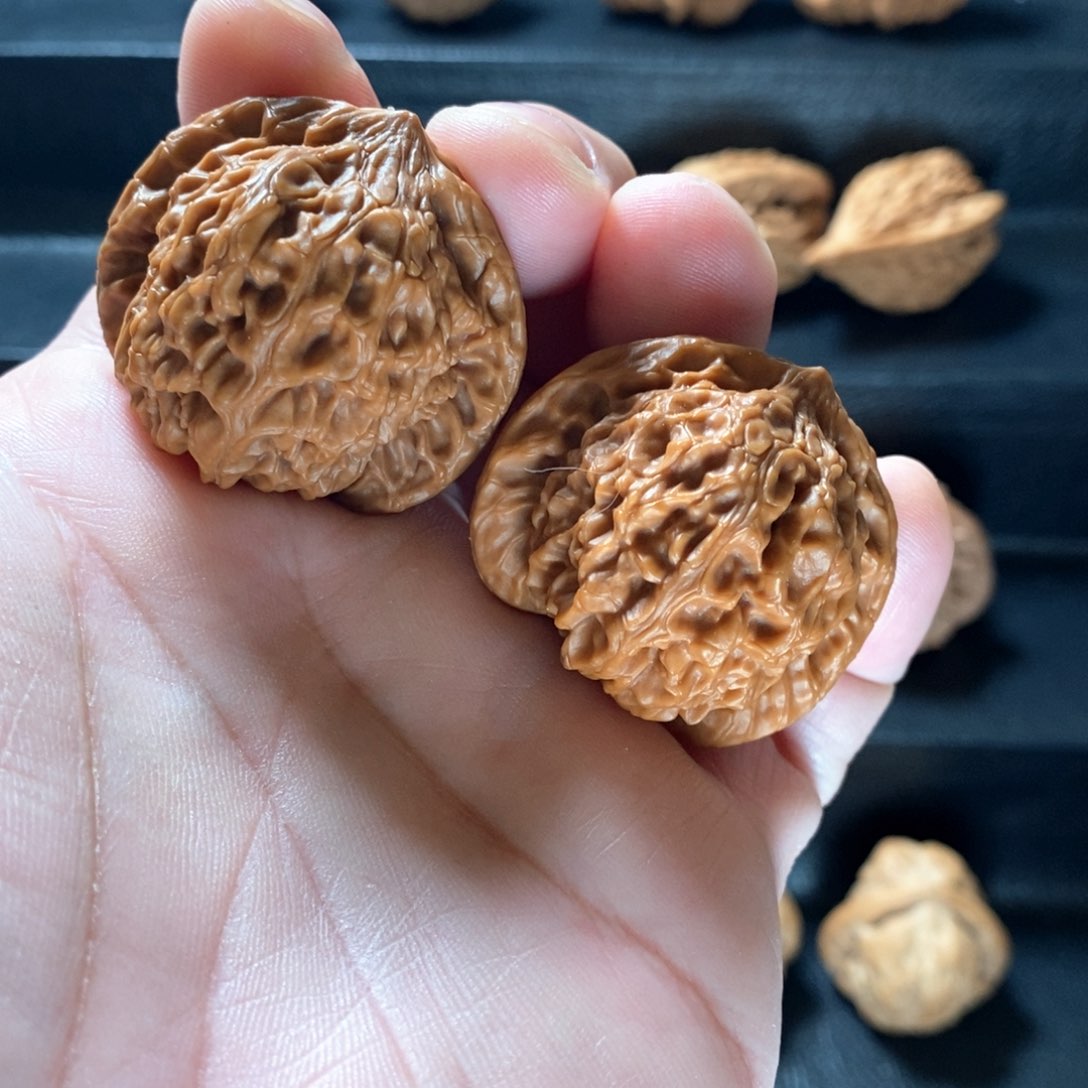 桃核把件原生态巨鹿狮子头39