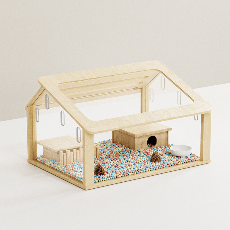 TUMI图米仓鼠尿沙垫料用品金丝熊厕所造景除臭无尘木屑纸棉垫料