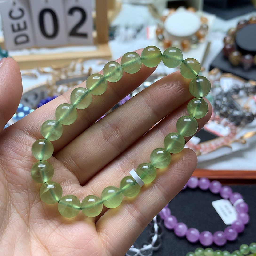 葡萄石未镶嵌手链手链