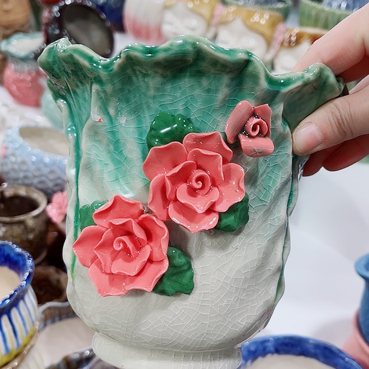 多肉陶瓷花盆满10元包邮