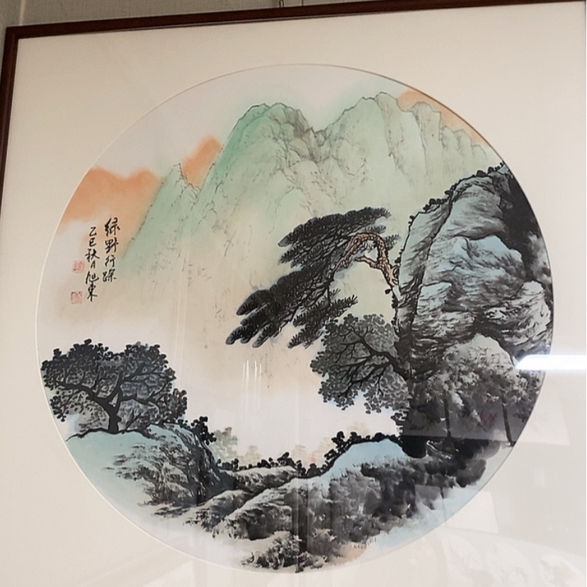 【闪购商品】国画手绘国画带框72.72