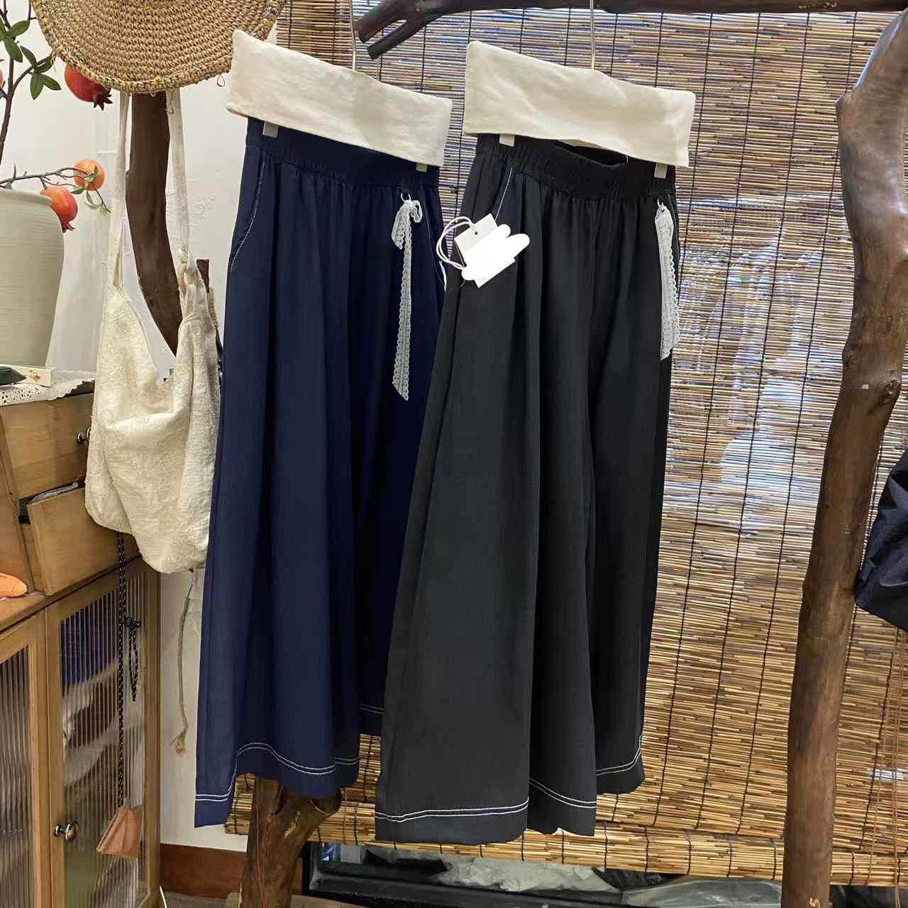 33推荐 XIS#9179  日系薄款阔腿裤 2025-07-05