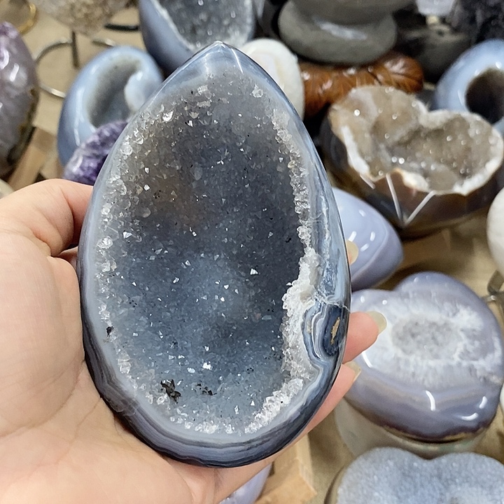 紫晶珠宝半成品未镶嵌