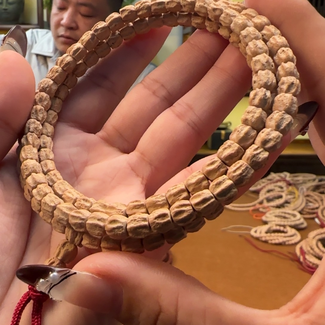 手串柏香籽/百香籽多棱顺6