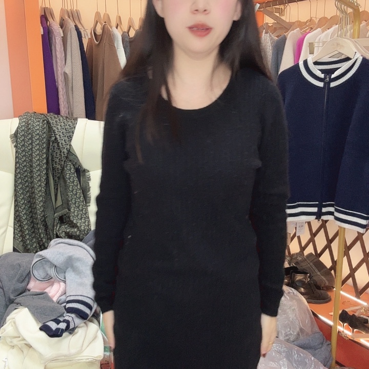 黑麻花中长款哈哈哈哈哈