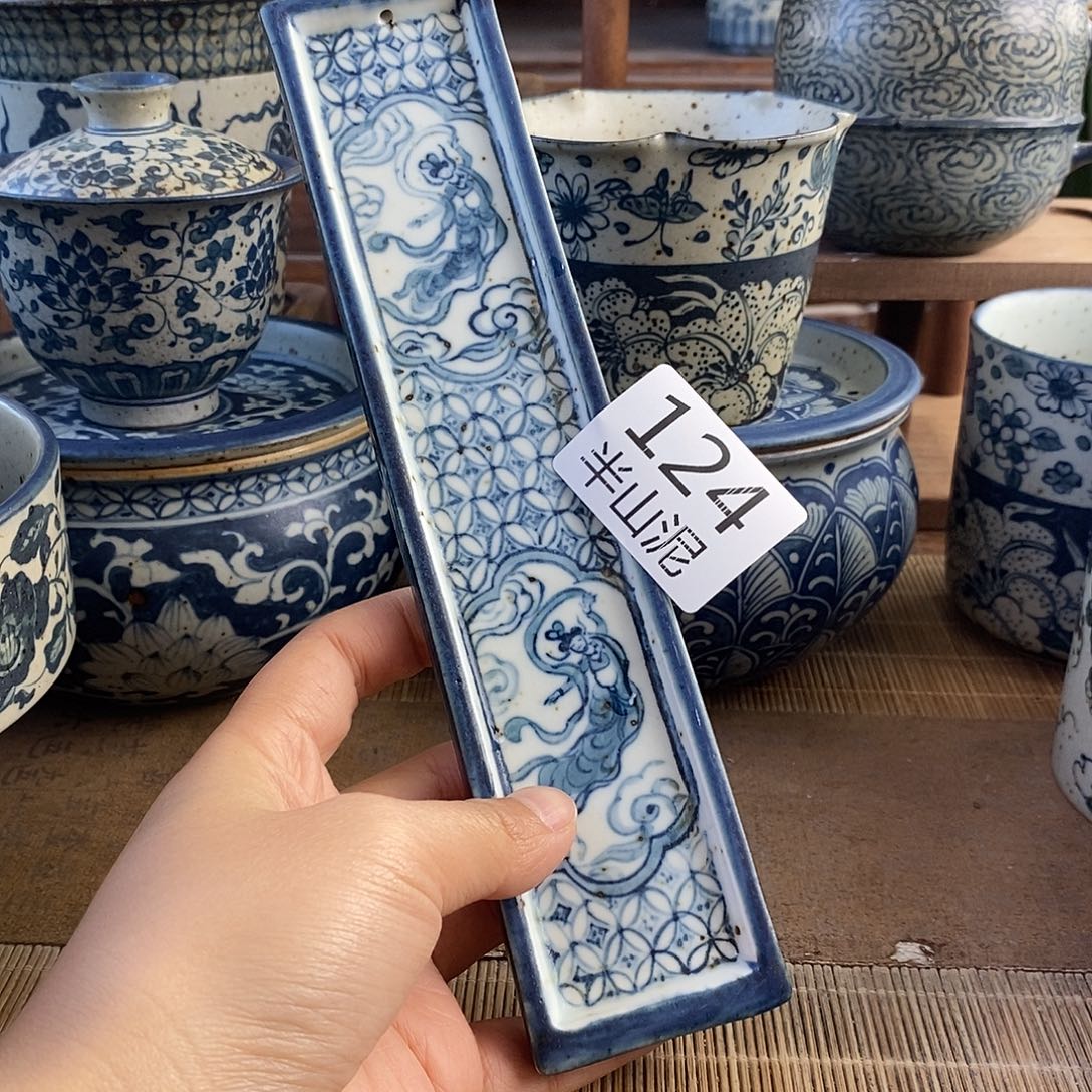 陶手工手绘青花高温陶瓷