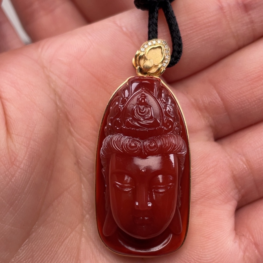 定制南红玛瑙未镶嵌随**流