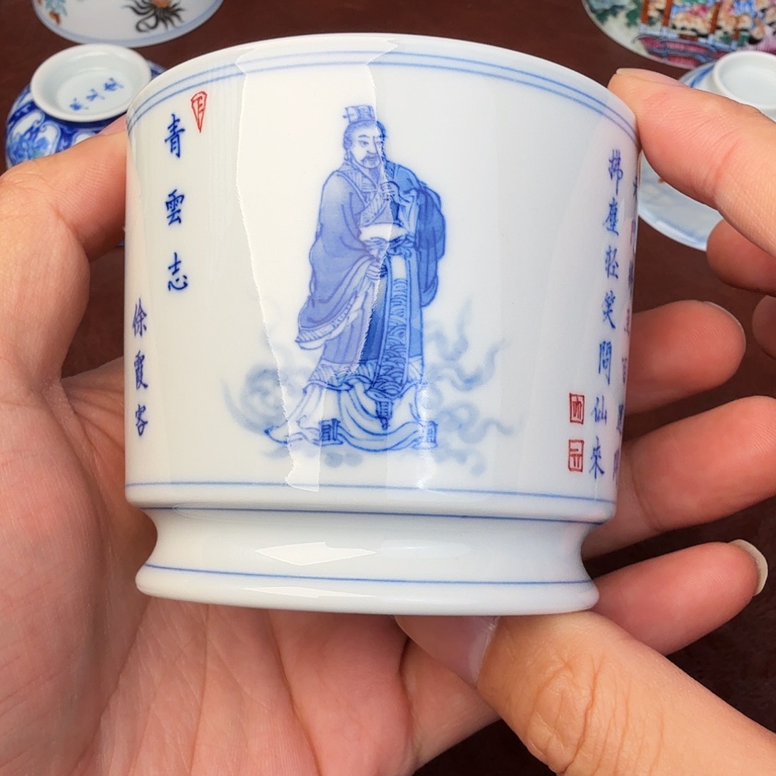 春***1陶现代景德镇全手工全手绘陶瓷