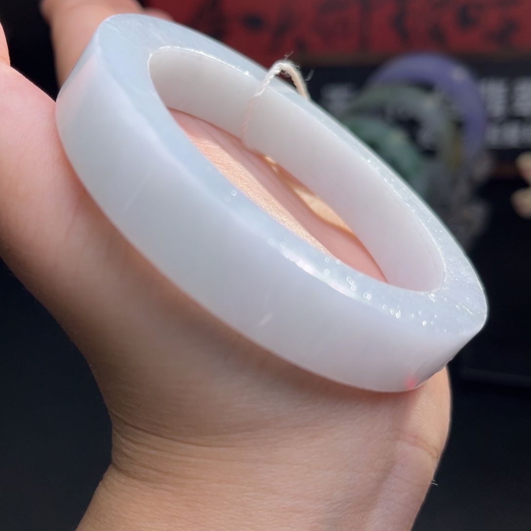 定制翡翠未镶嵌翡翠手镯定制不退不换