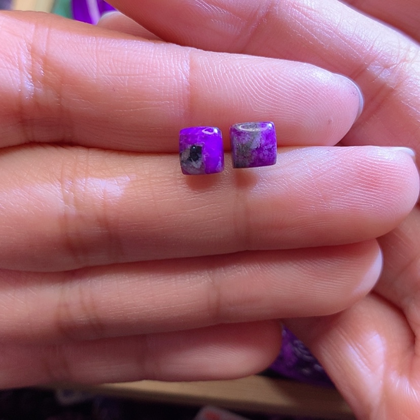 【闪购商品】苏纪石（舒俱来）耳钉银S925镶嵌懂*