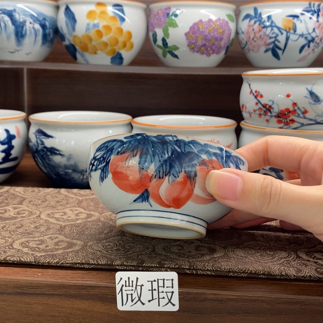 釉下彩手工绘制手工绘制