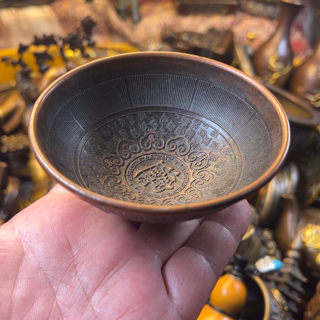 茶壶香炉铜器摆件