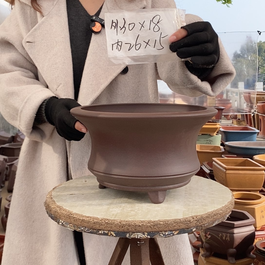 紫砂花盆紫砂花盆