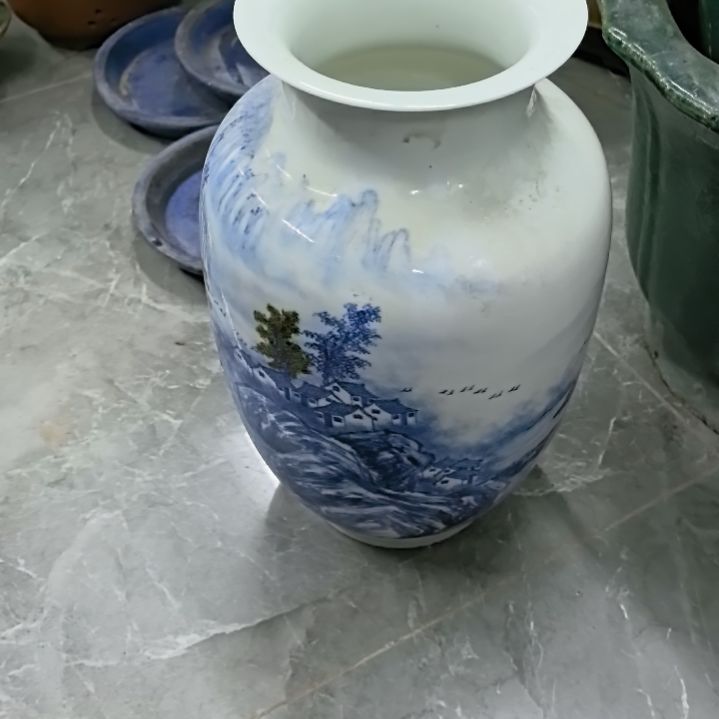 青花瓷热**年靑花盆一个包邮的