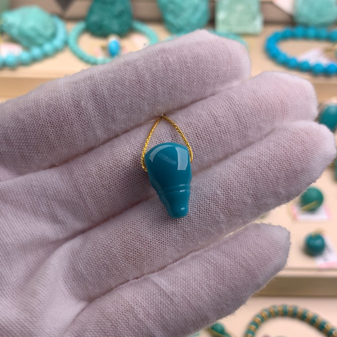 绿松石珠宝奇石未镶嵌