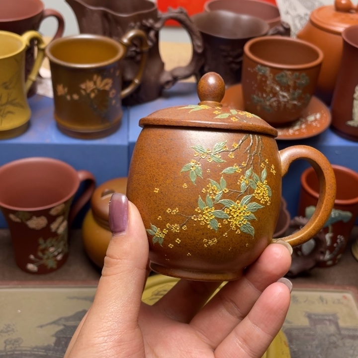 紫砂茶杯紫砂主人杯