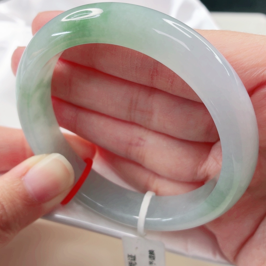 翡翠未镶嵌手镯58.2圈x535