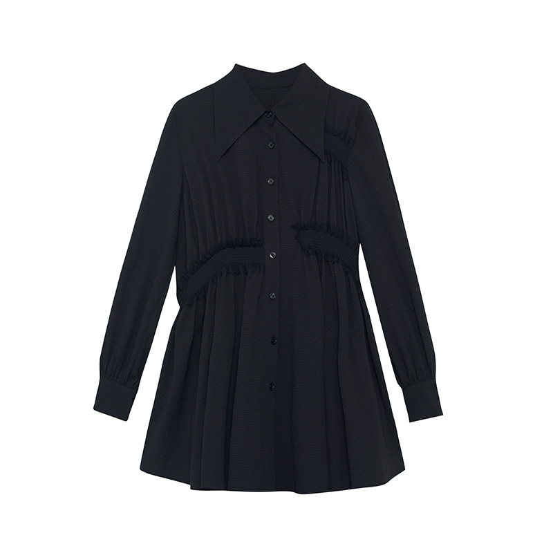 商场同款新品宽松不对称设计衬衫N043A31340