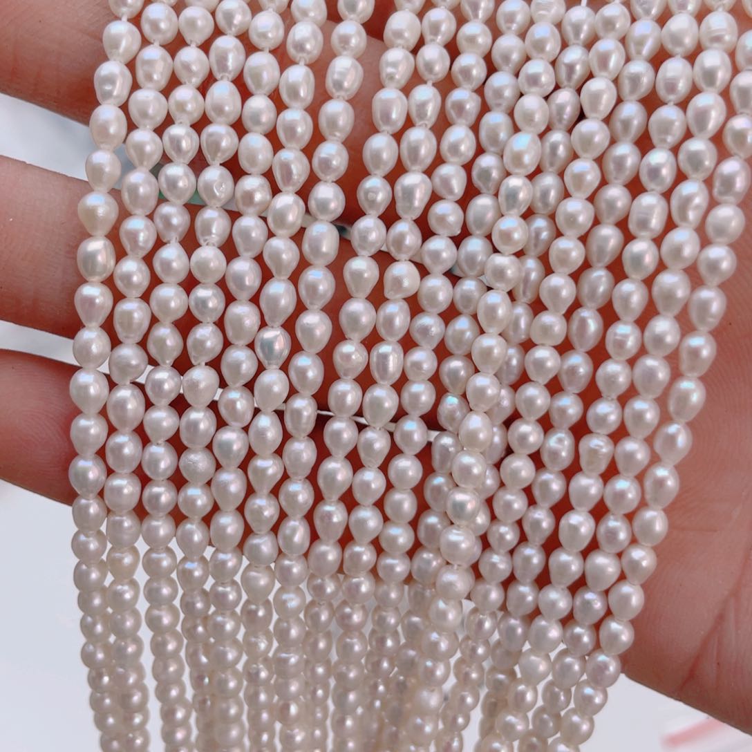 玛瑙/玉髓天然石未镶嵌珍珠宝宝珠1条卡3.5