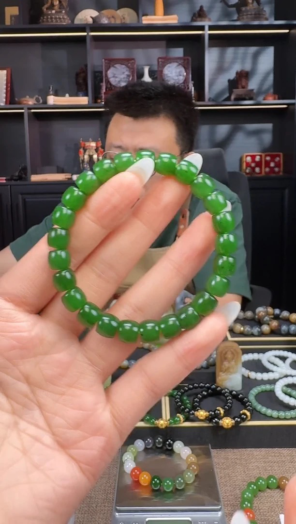9mm碧玉极致手串