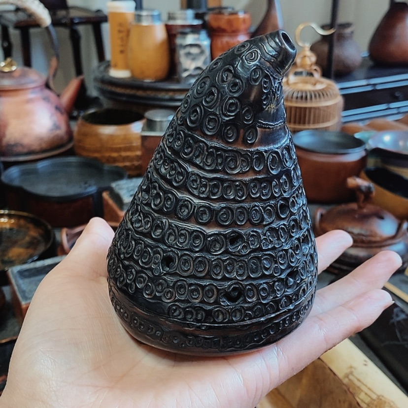 【闪购商品】执***9老竹根香炉