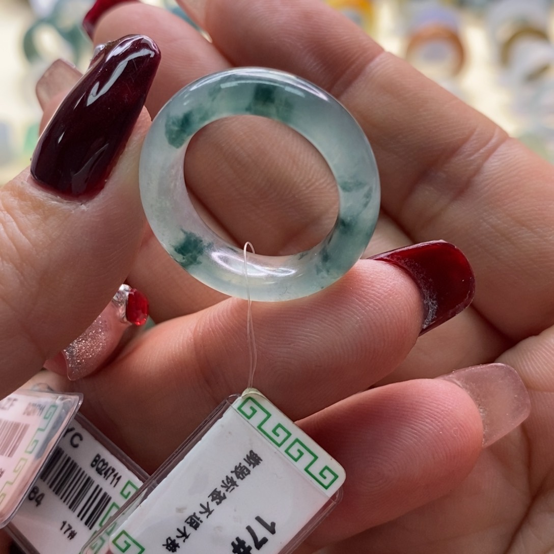 翡翠戒指未镶嵌翡翠戒指17