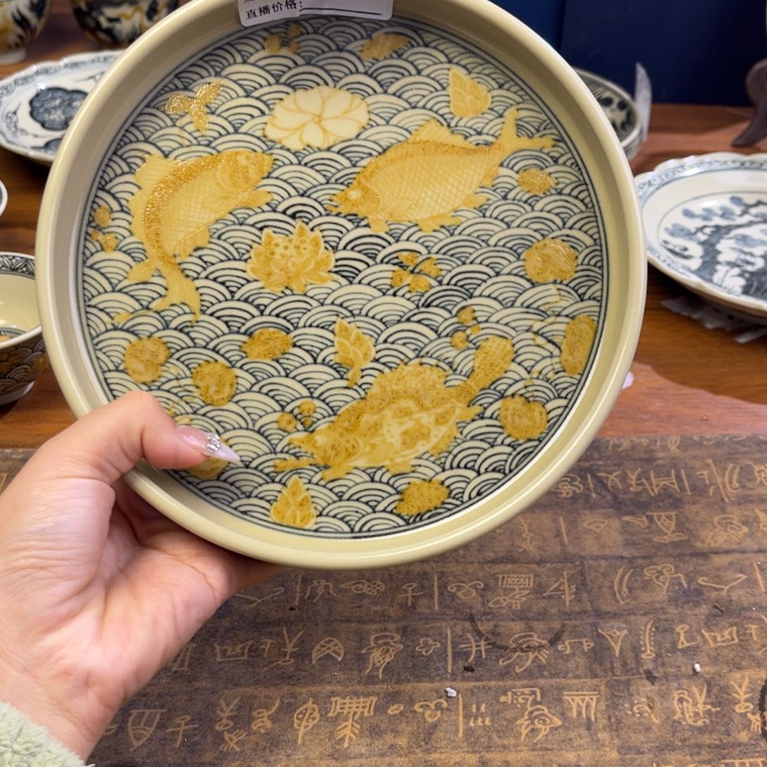 徐***风段泥釉里金壶承壶承