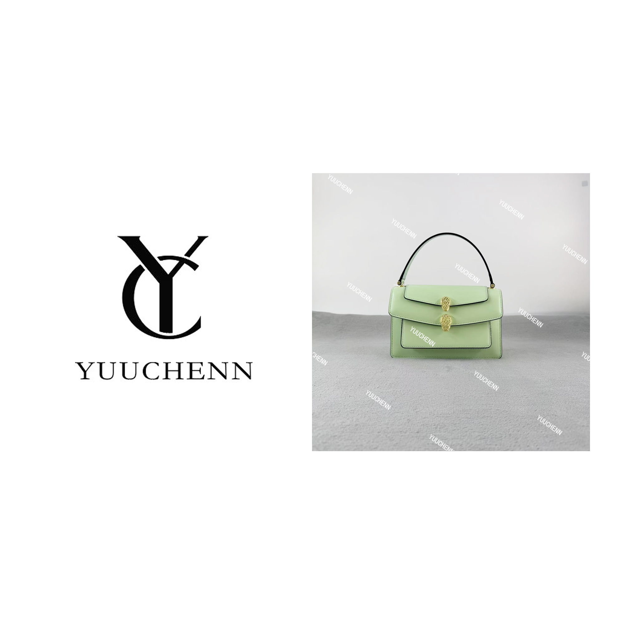 YUUCHENN/20cm原创设计高定真皮包