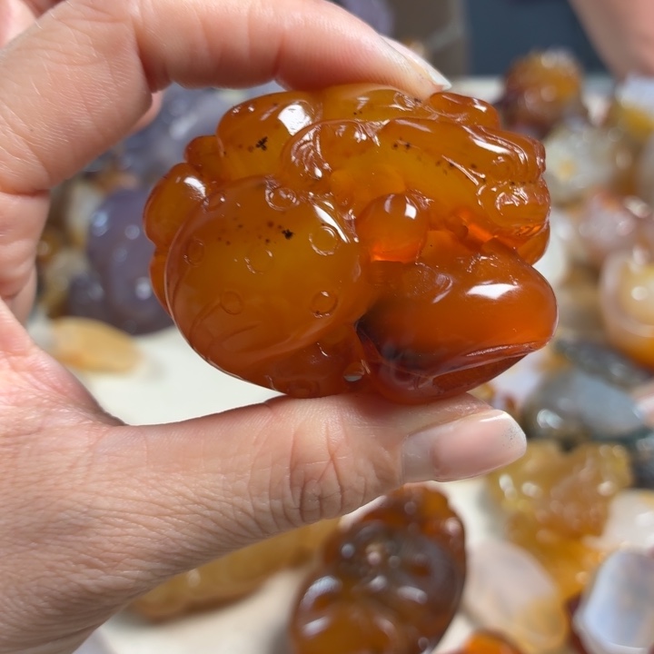 玛瑙/玉髓未镶嵌吊坠(不含链)