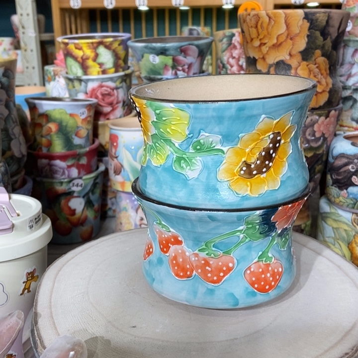 红陶景德镇艺术手绘作品