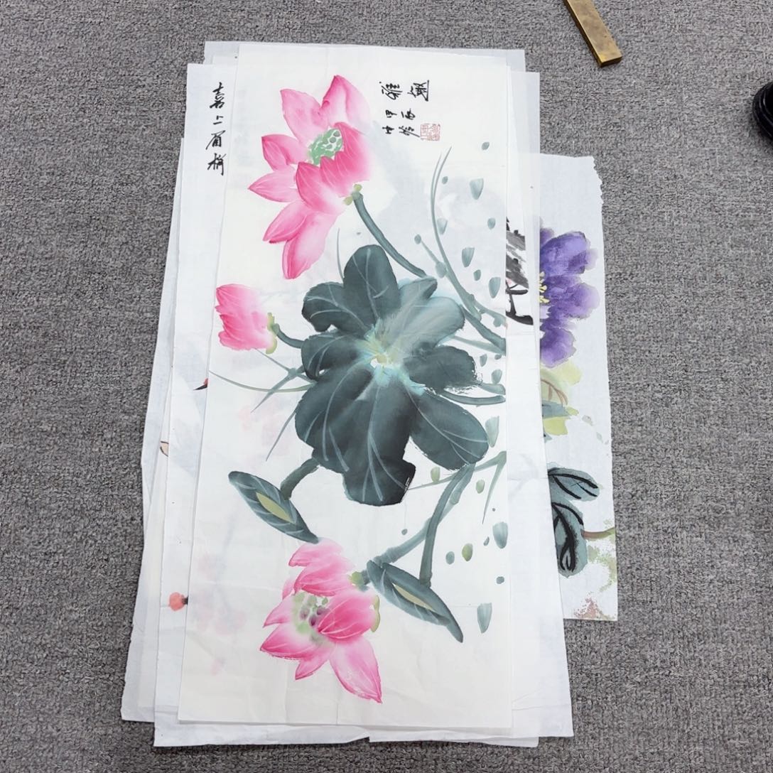 国画国画作品多次