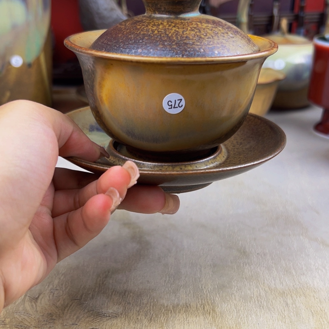 杯纯手工柴烧主人杯微瑕