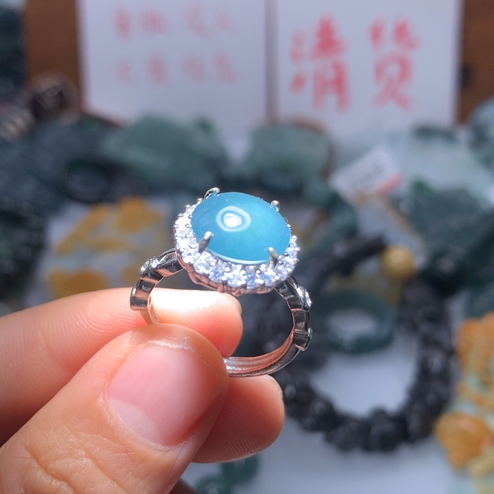 翡翠颈饰未镶嵌保真天然A货翡翠