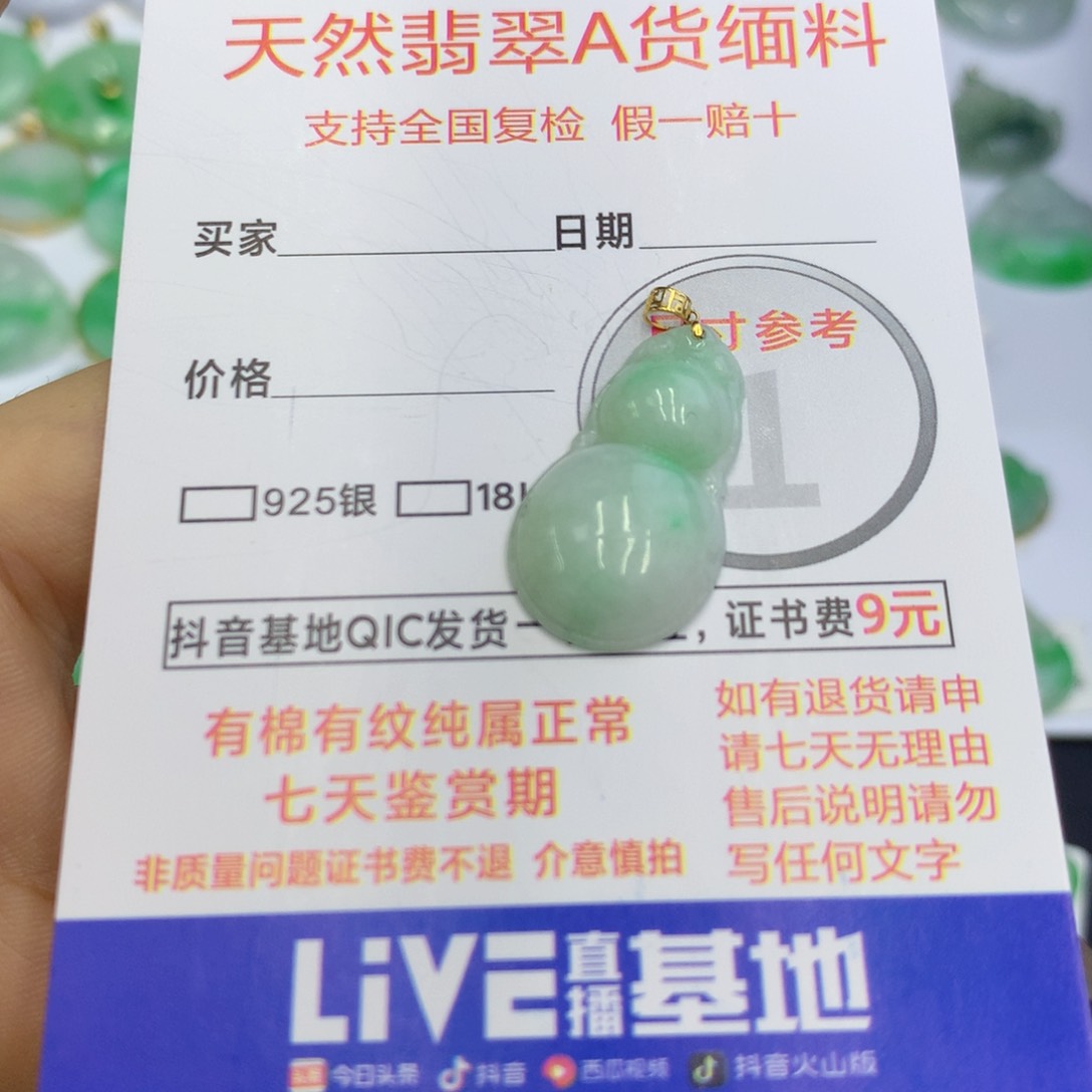 翡翠颈饰未镶嵌翡翠