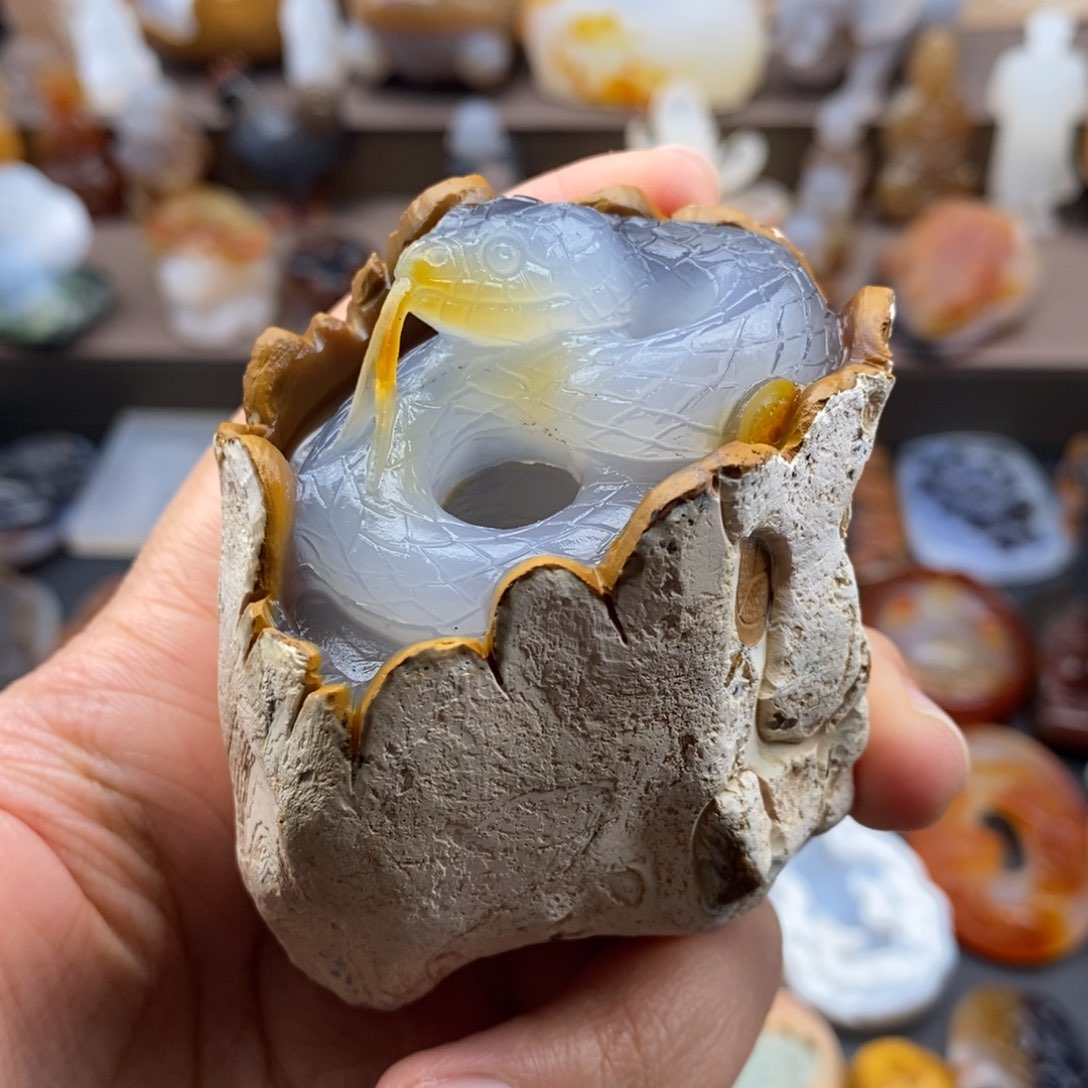 未镶嵌吊坠(不含链)玛瑙/玉髓